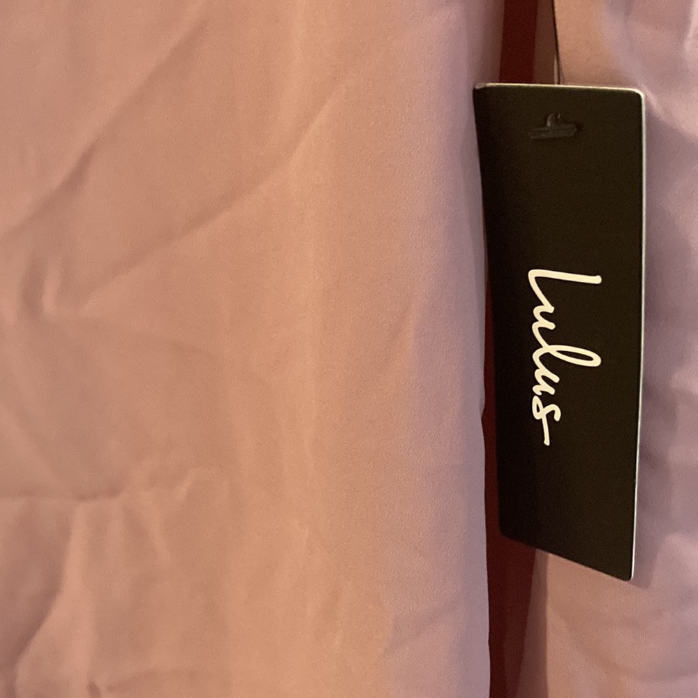 Pink Lulu’s Dress with Neck Cutout - Picture 2 of 2